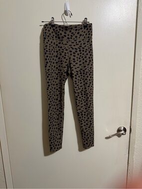 Threads 4 Thought Leopard-Spot Leggings - Brown & Black